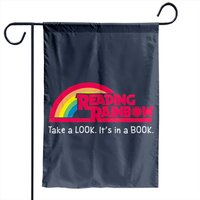 Drapeaux de jardin Reading Rainbow Take A Look It's In A Book — Drapeaux décoratifs