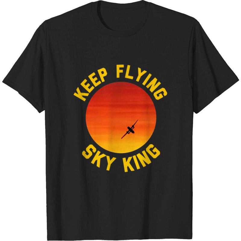 T-shirt Keep Flying Sky King pour hommes