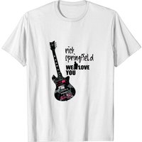 T-shirt pour hommes Rick Springfield en bleu royal — T-shirts pour hommes