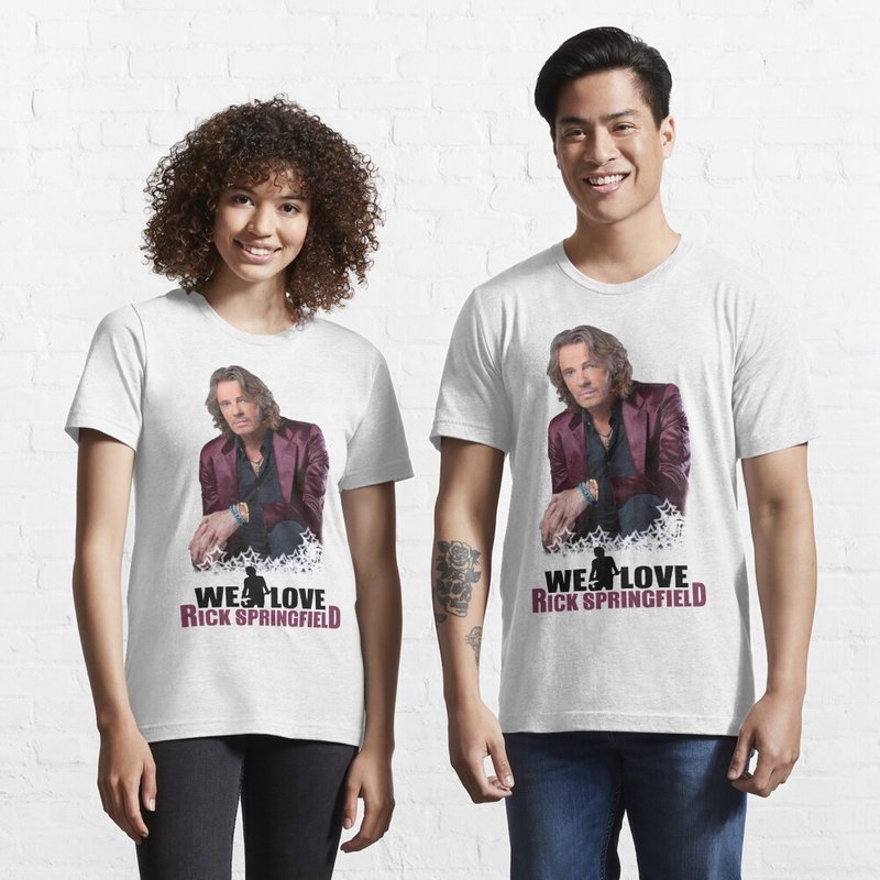 T-shirt pour hommes Rick Springfield — T-shirts pour hommes
