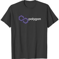 T-shirt Polygon MATIC Crypto Blockchain pour hommes - Noir