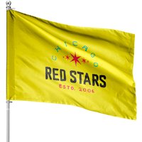 Chicago Red Stars House Flags - Double-Sided Print — Decorative Flags