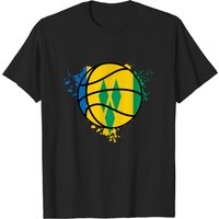 T-shirt de l'équipe de basketball de Saint-Vincent et les Grenadines pour hommes — T-shirts pour hommes