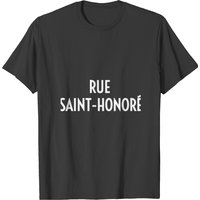 T-shirt Voyage Rue Saint-Honore Paris pour Hommes - Noir — T-shirts pour hommes