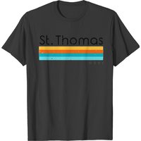 T-shirt Vintage St Thomas pour hommes