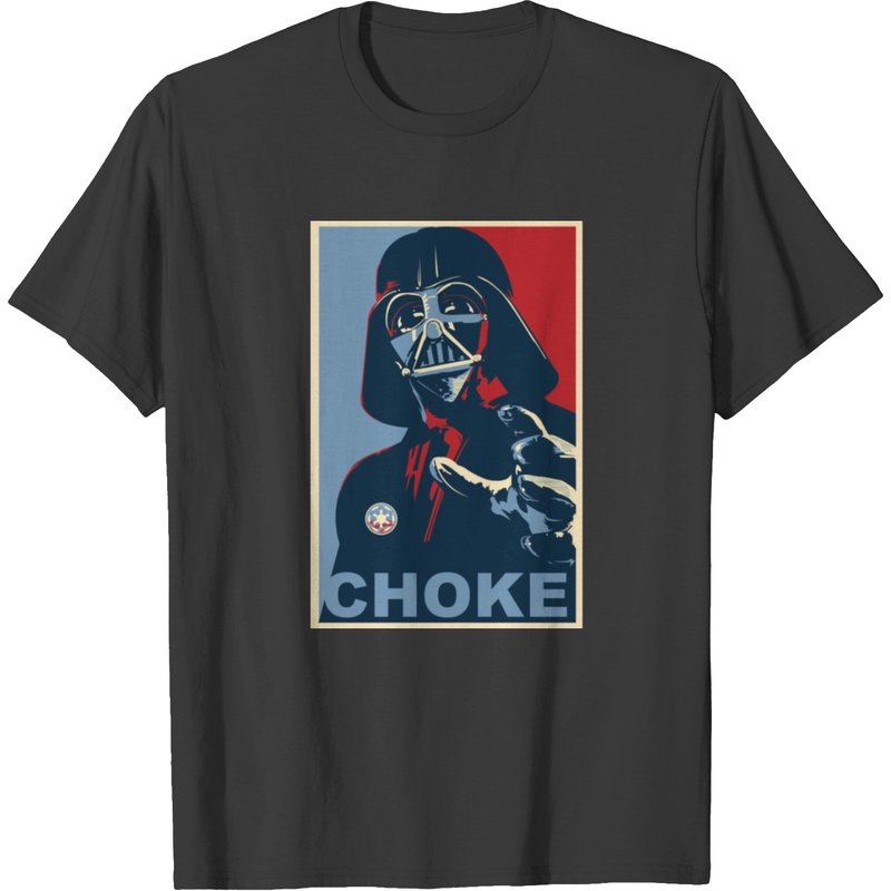 Vader Choke T-shirt for Men - Black — Mens T Shirts