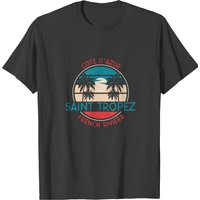 T-shirt Saint Tropez Été Côte d'Azur pour hommes