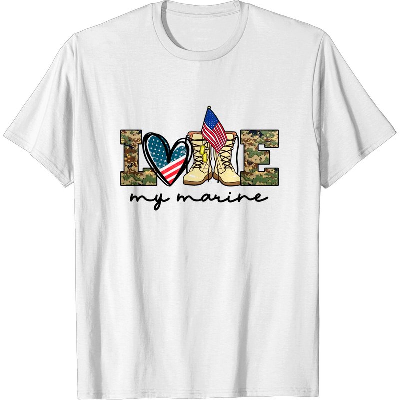 Love My Marine T Shirt for Men — Mens T Shirts