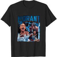 Ja Morant Vintage Bootleg Basketball T-Shirt for Men