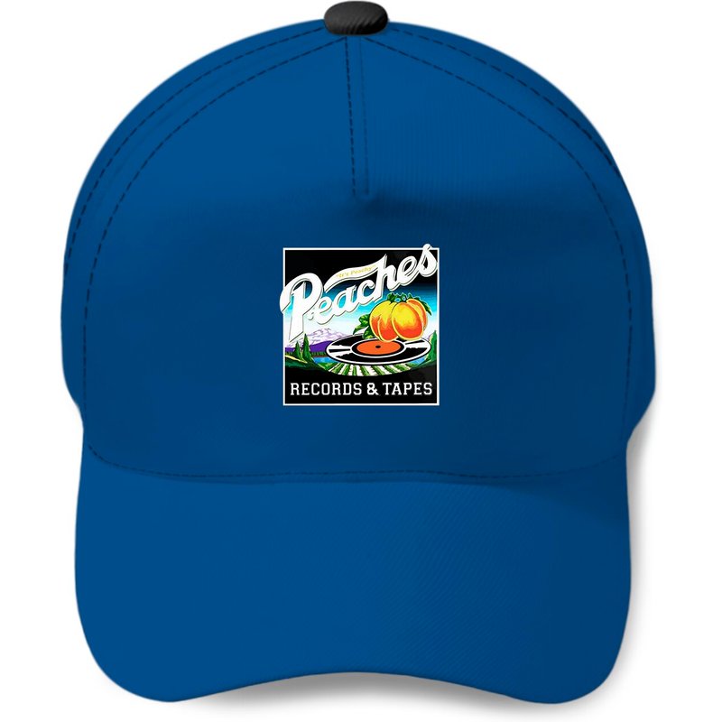 Peaches Records And Tapes Defunct Logo Baseball Cap — Baseball Cap
