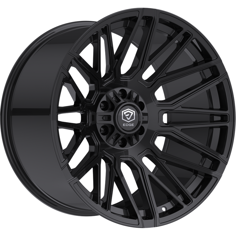 Edge Off Road Wheels 306B Gloss Black - 22x10 - 8x180 Bolt Pattern — Wheels & Rims