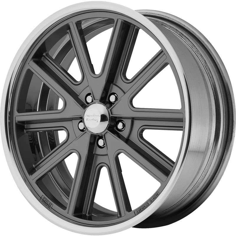 Roues American Racing VN407 Cobra Polies en Deux Pièces - 20x12 — Roues et jantes