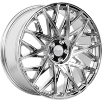 Jantes Eclipse 101 Chrome - 22x9 - Motif de boulons 5x115 - Décalage 15