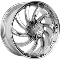 Roues Eclipse 104 Chrome - 22x9 - Motif de boulon 5x114.3