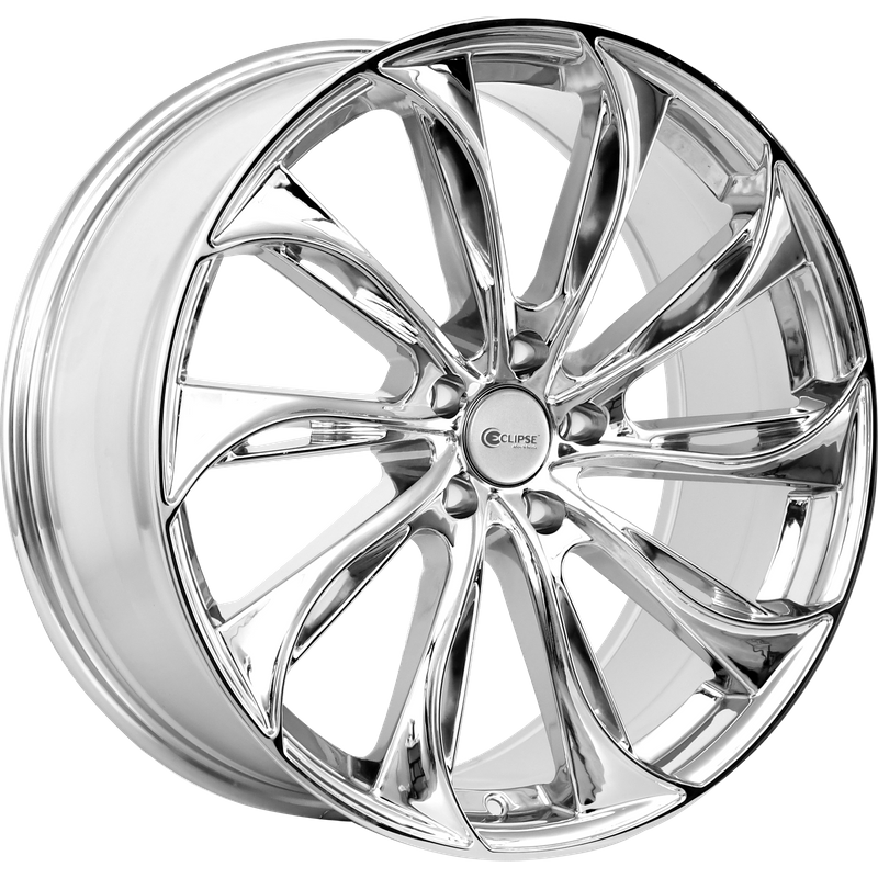 Roues Eclipse 106 Chrome - 22x8.5 - Motif de boulon 5x114.3 — Roues et jantes