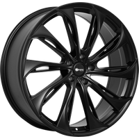 Eclipse Wheel 106 Full Satin Black 22x8.5 5x114.3 38 Offset — Wheels & Rims