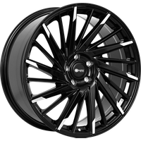 Jantes Eclipse 105 Noir Brillant avec Bords Moulés 20x8.5 5x114.3 — Roues et jantes