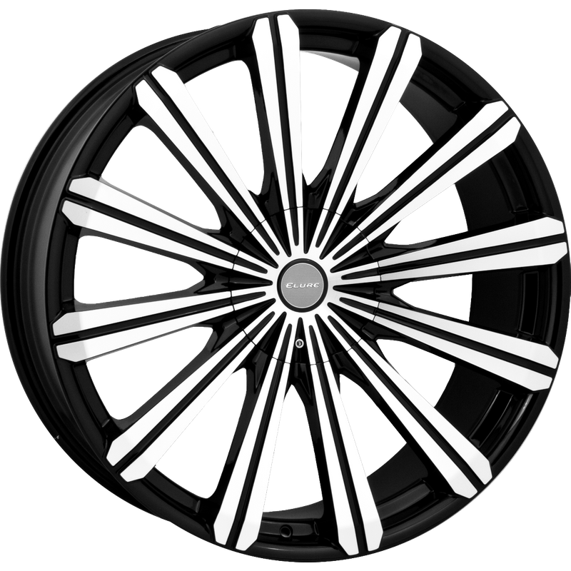 Roues Elure 30 Machined Black - 22x8 - Motif de boulon 5x114.3 — Roues et jantes