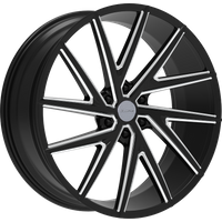 Roues Elure 50 Noires et Moulées - 24x9.5 - Motif de Boulons 6x139.7