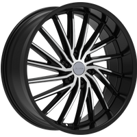 Roues Elure 54 Machined Black - 24x9.5 - Motif de boulon 6x139.7