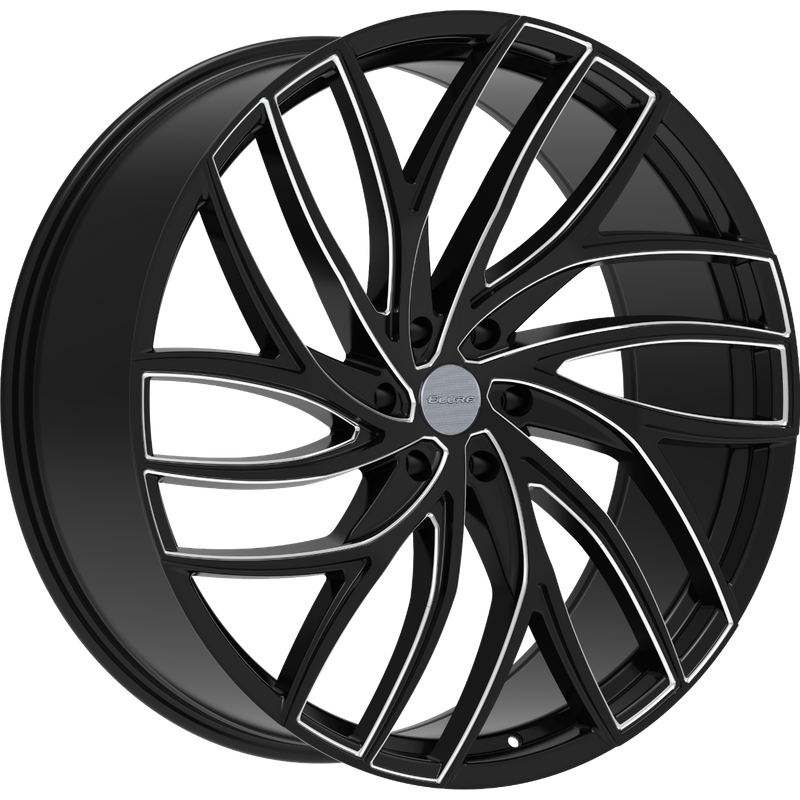 Roues Elure 56 Noires et Moulées - 26x10 - Motif de Boulon 6x139.7 — Roues et jantes