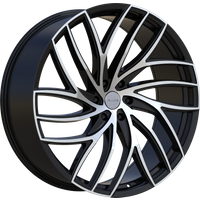 Roues Elure 56 Machined Black - 26x10 - Motif de boulon 6x139.7