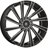 Roues Massiv 921 Noir Usiné - 22x8.5 - 5x112 - 38 Offset