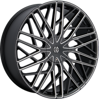 Roues Massiv 925 Noires et Moulées - 22x9 - 5x112 - 40 Offset