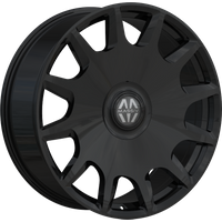 Roues Massiv 927 Noires - 22x9 - Motif de boulon 5x112 - Dégagement 40