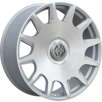 Roues Massiv 927 Argent Brossé - 22x9 - 5x112 - 40 Offset — Roues et jantes