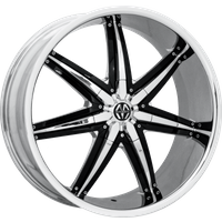 Massiv Wheel 923 Chrome with Black Insert - 20x8.5 - 5x110 - 38 Offset