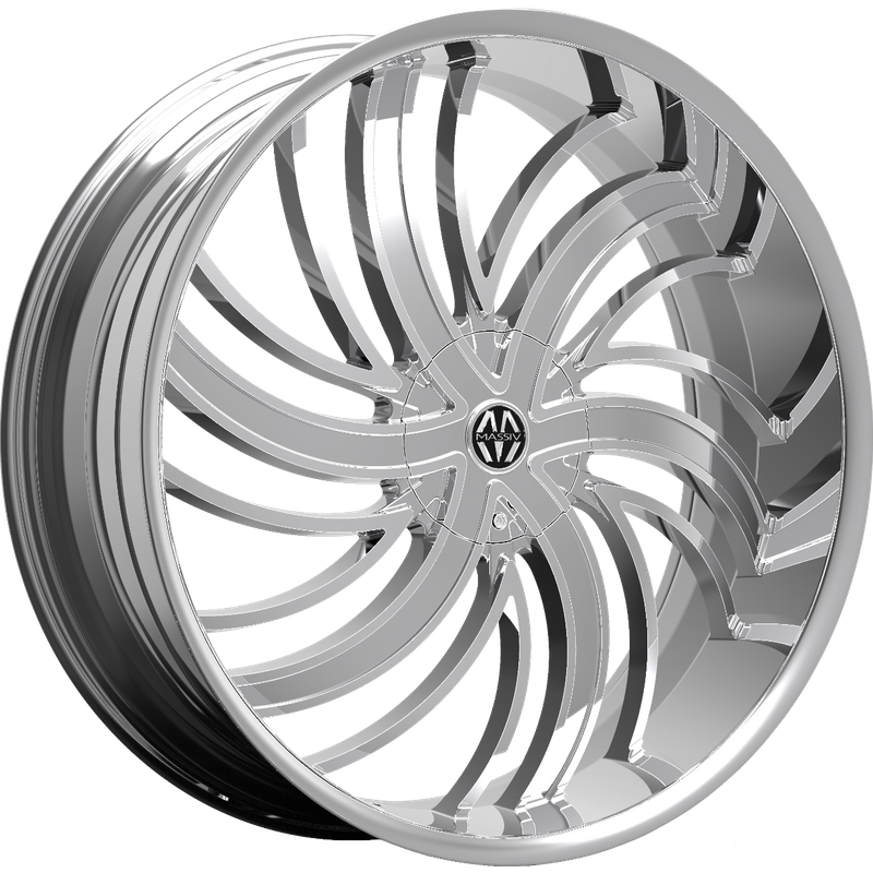 Massiv Wheel 924 Chrome - 24x9 - 5x114.3 Bolt Pattern — Wheels & Rims