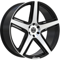 Massiv Wheel 926 Black Machined Face 26x9.5 5x139.7 13 Offset — Wheels & Rims