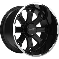 Massiv Off-Road OR2 Gloss Black Wheel - 20x10 - 5x127 Bolt Pattern