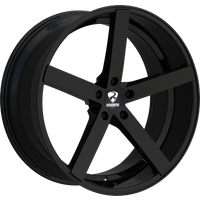 Ravetti M1 Black Wheels - 20x8.5 - 5x120 Bolt Pattern - 38 Offset — Wheels & Rims