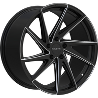 Ravetti M10 Black and Milled Wheels - 20x10 - 5x114.3 Bolt Pattern