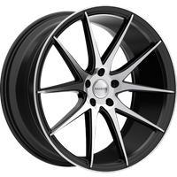 Ravetti M11 Satin Black Machined Wheels - 20x10 - 5x114.3 - 45 Offset