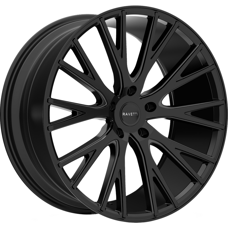 Ravetti M12 Satin Black Wheels - 20x10 - 5x114.3 Bolt Pattern