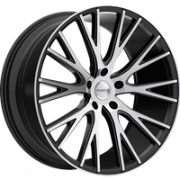 Ravetti M12 Satin Black Machined Wheels - 20x10 - 5x114.3 - 45 Offset