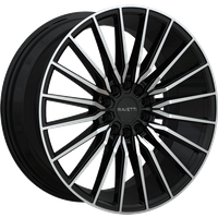 Ravetti M18 Black Machined Face Wheels - 17x7.5 - 5x114.3 - 38 Offset