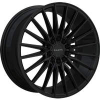 Ravetti M18 Gloss Black Wheels - 17x7.5 - 5x114.3 Bolt Pattern — Wheels & Rims