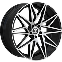 Roues Ravetti M5 Noir Usiné - 20x10 - Motif de boulons 5x120 — Roues et jantes