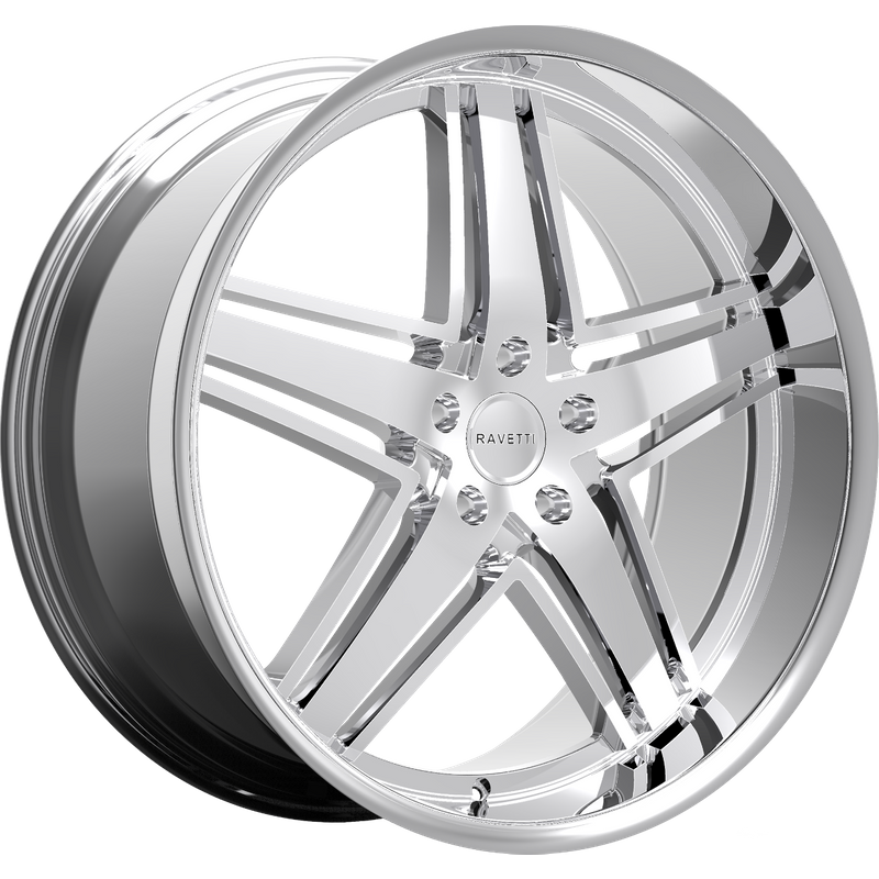 Ravetti M6 Chrome Wheels - 20x8.5 - 5x114.3 Bolt Pattern — Wheels & Rims