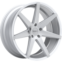 Ravetti M7 Silver Brushed Wheels - 20x10 - 5x120 Bolt Pattern — Wheels & Rims