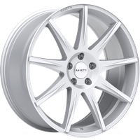Ravetti M9 Silver Machined Wheels - 20x8.5 - 5x114.3 - 35 Offset