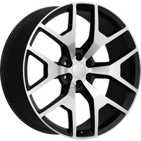 Eclipse Replica Wheel 288 Black Machined 24x10 6x139.7 30 Offset — Wheels & Rims
