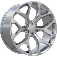 Eclipse Replica 348 Chrome Wheel - 22x9 - 6x139.7 Bolt Pattern
