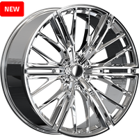 Eclipse Replica 208 Chrome Wheel - 20x9.5 - 6x139.7 Bolt Pattern — Wheels & Rims