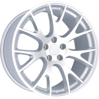 Roues Eclipse Replica 218 Argent Usiné - 22x9.5 - 5x115