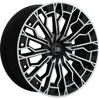 Roues Drastic DS11 Noir Machiné - 20x8.5 - 5x114.3 - 35 Offset